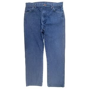 Wrangler Relaxed Fit Jeans Mens 38x30 Blue Western Denim Pants